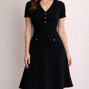 Questions? Black Knit Dress Sweater Dress Junior's XL